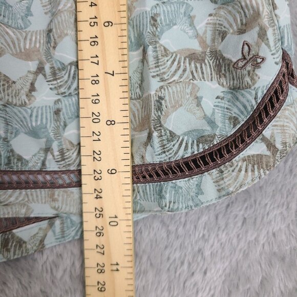 PrAna‎ Seaside Safari Mariya Blue Green Athletic Shorts Zebra Size Small Shorts - Picture 5 of 9
